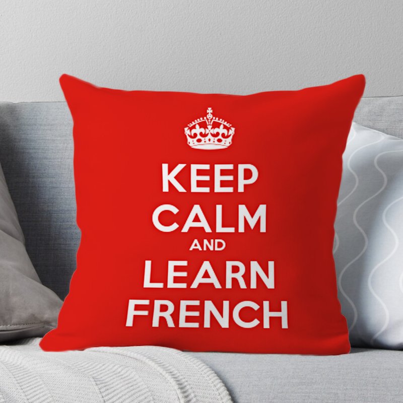 45*45cm Retro Home Decorative Paris Iron Tower Letter Super Soft Polyester Fabric Cushion Cover