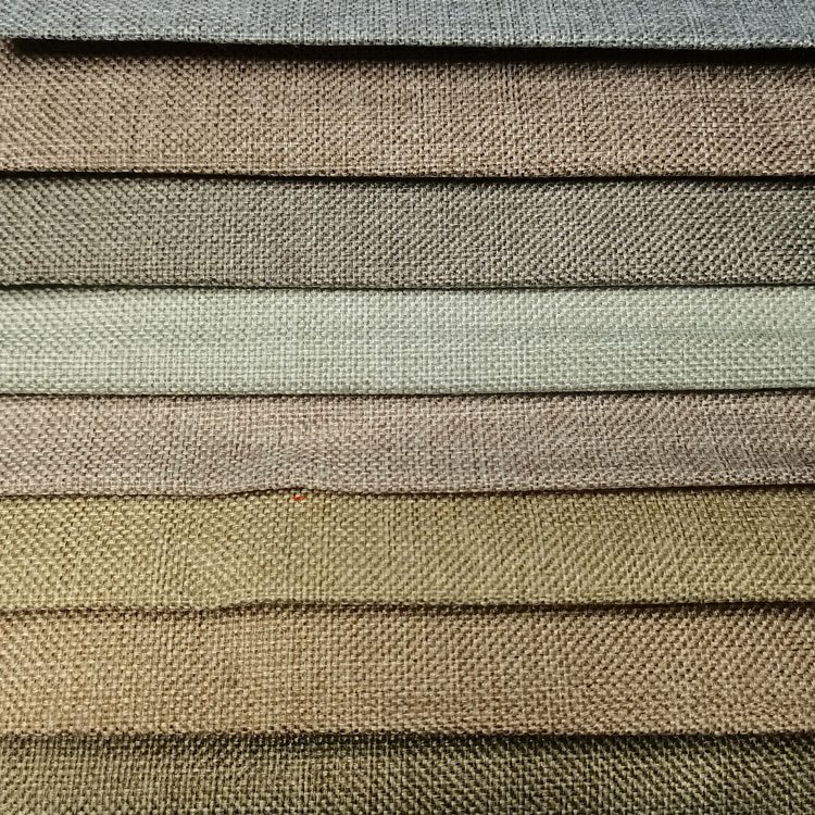 Home Textile Linen Fabric Textile Sofa Fabric Polyester Linen Look Fabric Textile For Supplies