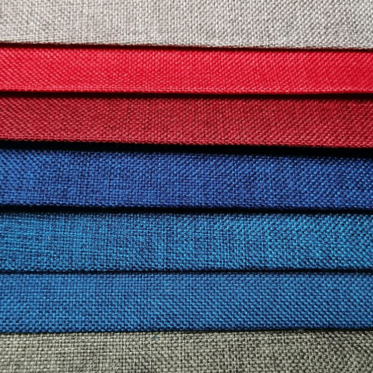 Home Textile Linen Fabric Textile Sofa Fabric Polyester Linen Look Fabric Textile For Supplies