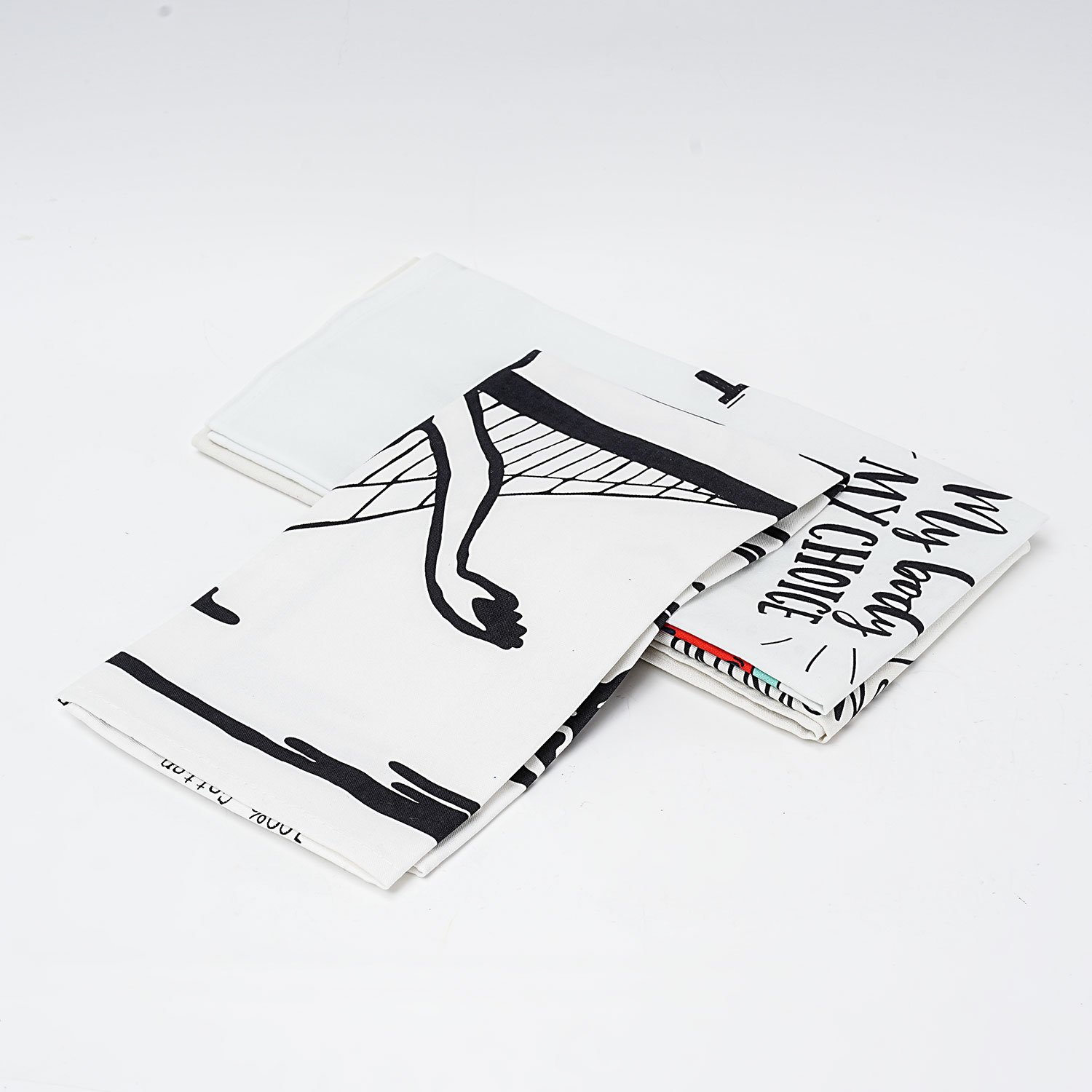 Personalized Printing Cotton Tea Towels Various colors and styles 100% cotton Custom Kitchen Tea Towels