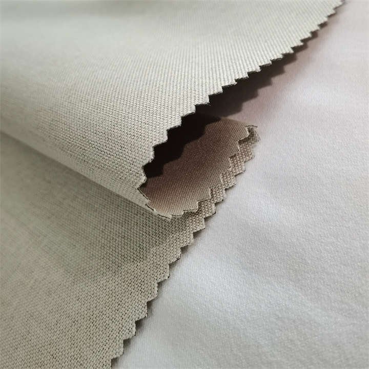CC-8021 Hot Sale 100% Shading Blackout Curtain Fabrics Linen Polyester Curtain Fabric For The Living Room
