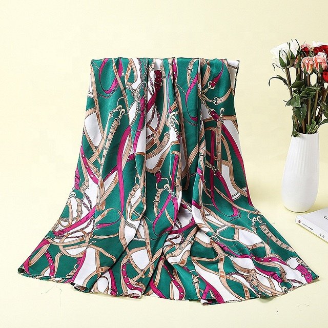 Eco-friendly 2023 Spring Summer Women Fashion Clothing Satin Chiffon Fabric Printed