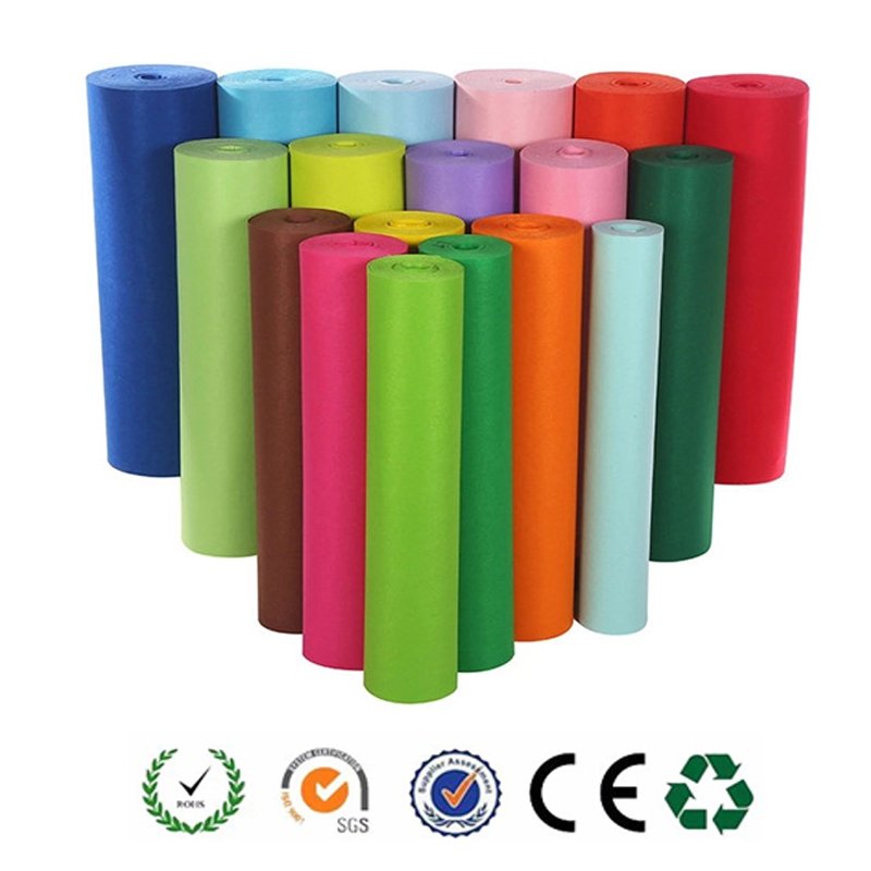 Needle Punched Nonwoven 100% Polyester Fabric Fiber Felt Multicolor Fet