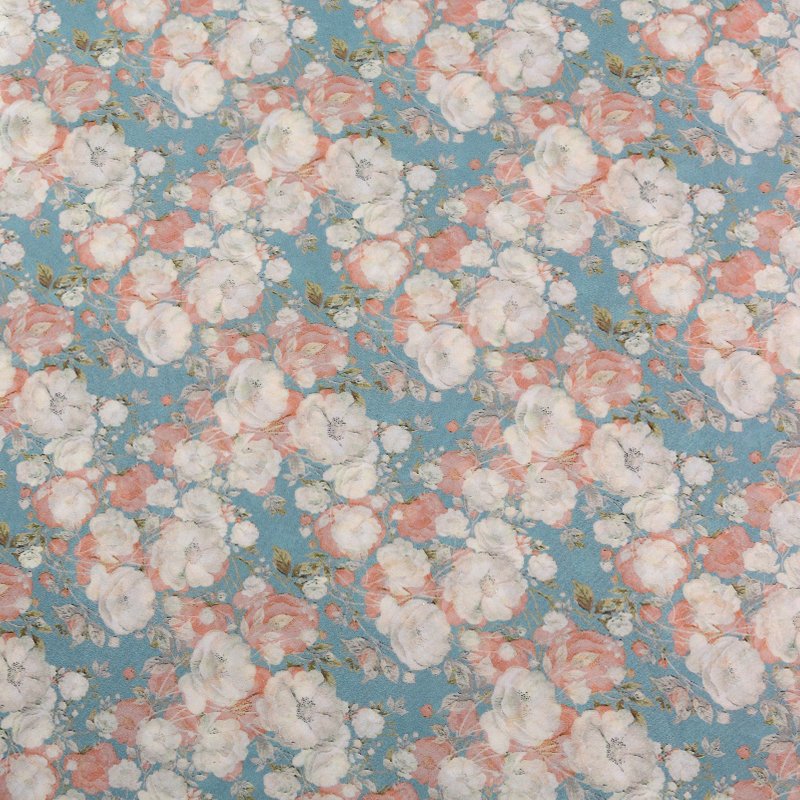 Digital Printed Custom Floral Designs Silky Satin Breathable Fabric for Women Clothes