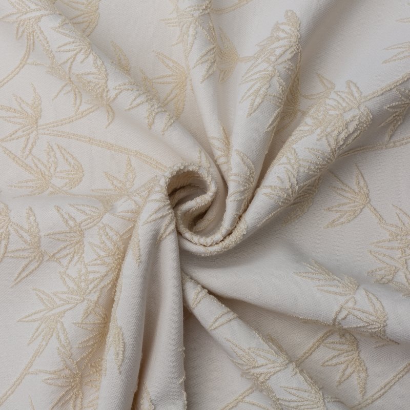 KEER Factory Custom Wholesale TDQGA057N coat jacket heavy thick yarn woven acrylic polyester jacquard fabric in winter