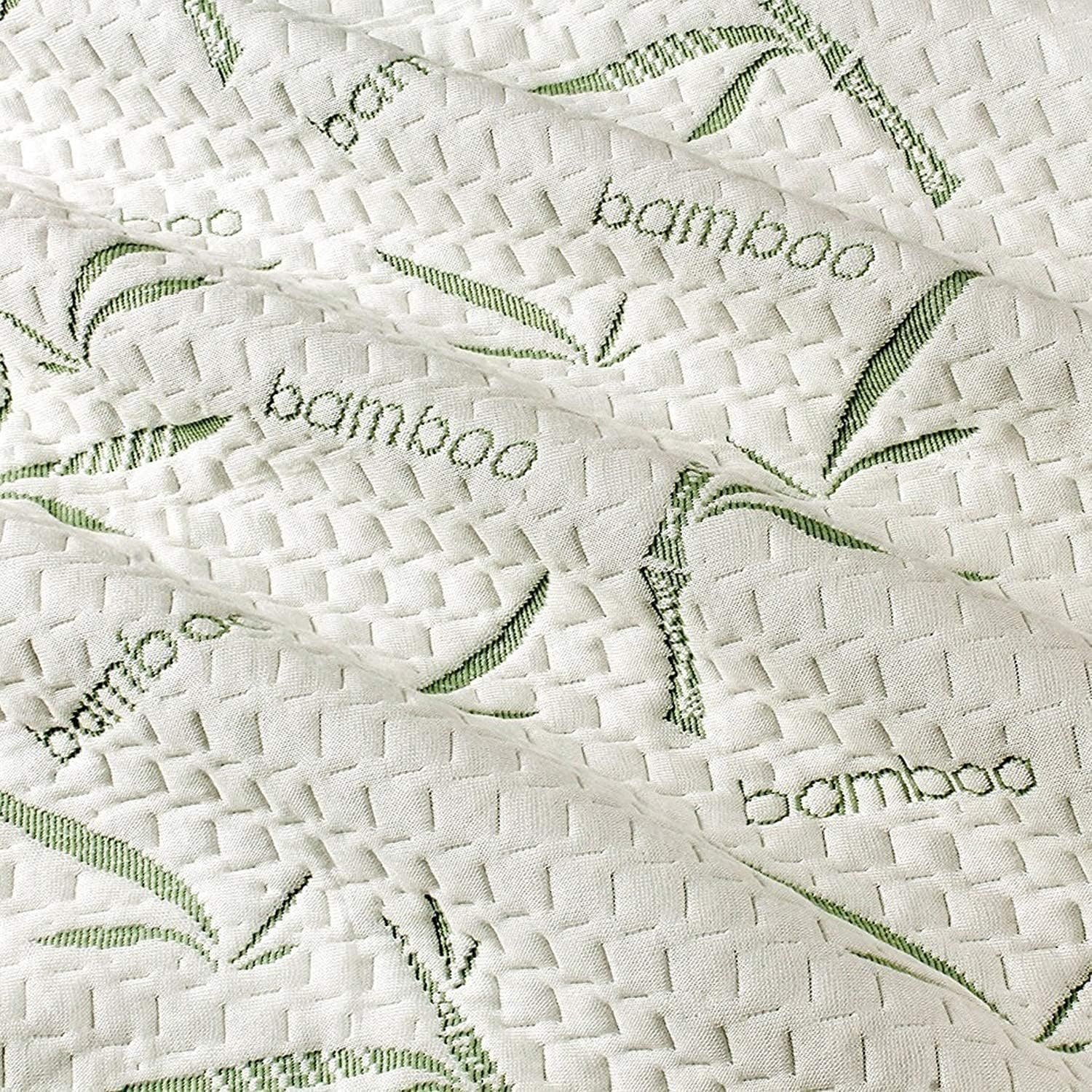 100% waterproof hypoallergenic premium bamboo ultra Soft home Breathable bed cover 3D Air Fabric Five sided mattress protector