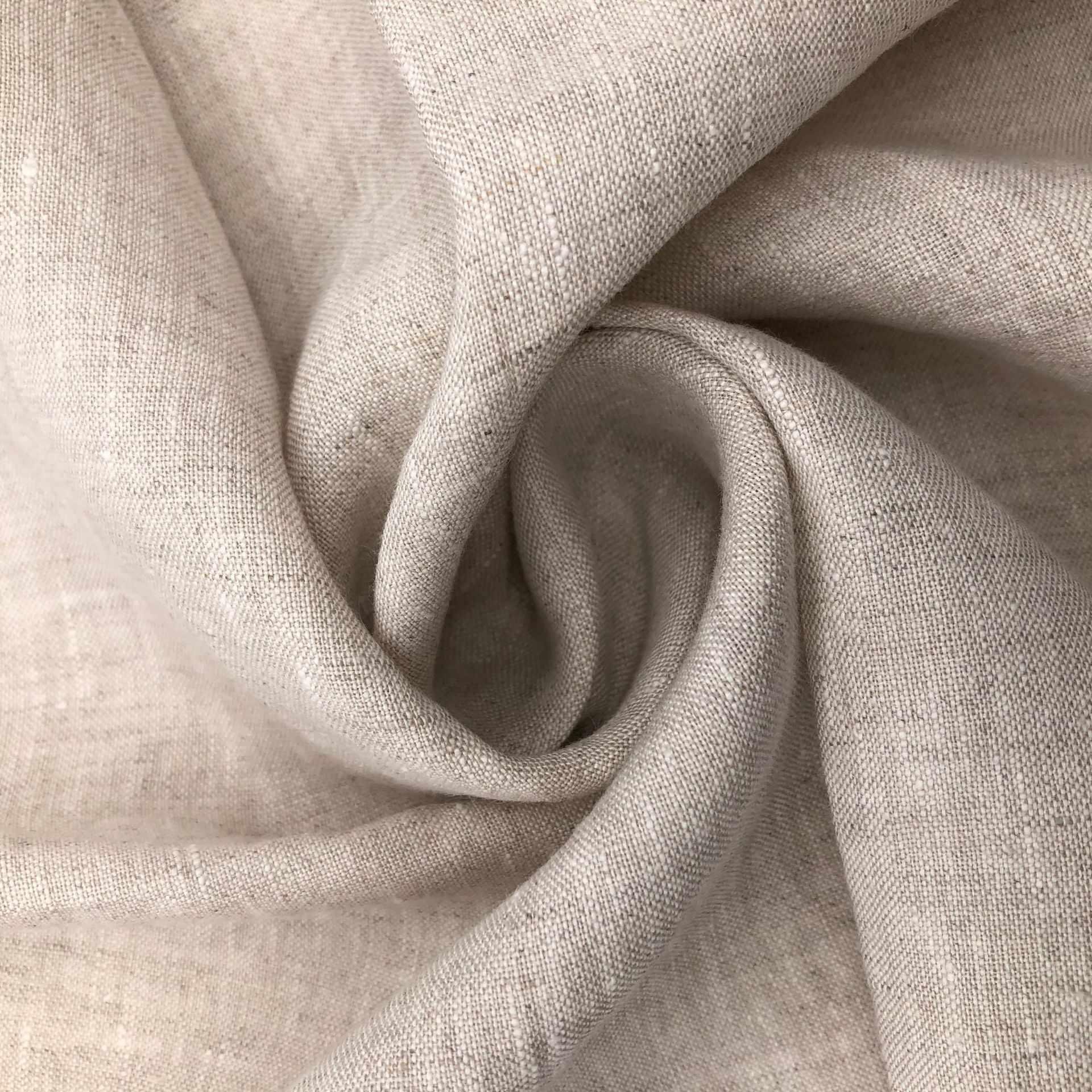 100% Linen fabric 165gsm Wash Linen Fabric For dresses pure linen fabric