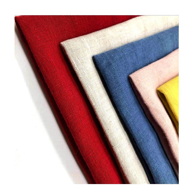 100% Linen fabric 165gsm Wash Linen Fabric For dresses pure linen fabric