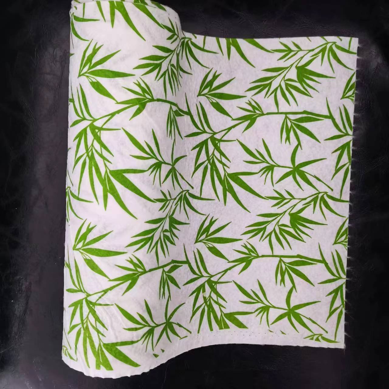 100% bamboo environmentally friendly needle punched nonwoven fabrics dispoaible wipes
