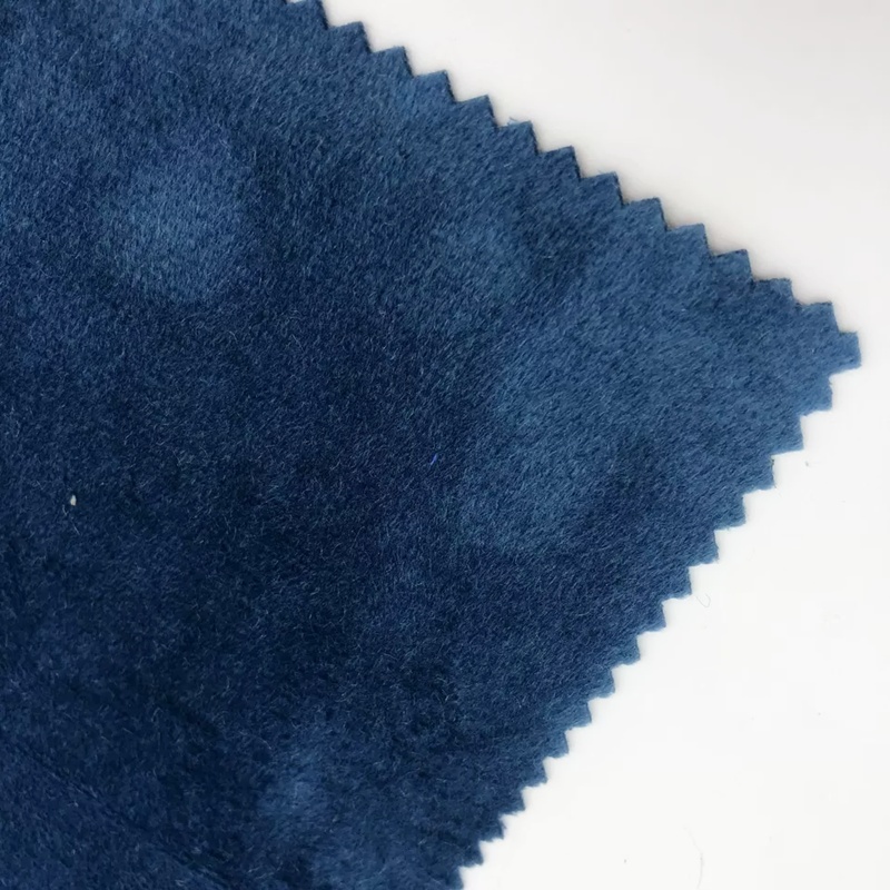 100%Polyester Holland Velvet With Pongee Backing Fabric For Home Textile Upholstery