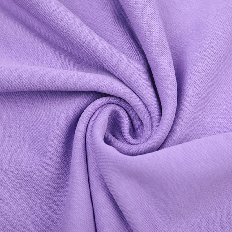 high quality jersey fabric manufacturer knitted 100% polyester knitted plain dyed t shirt single jersey fabric