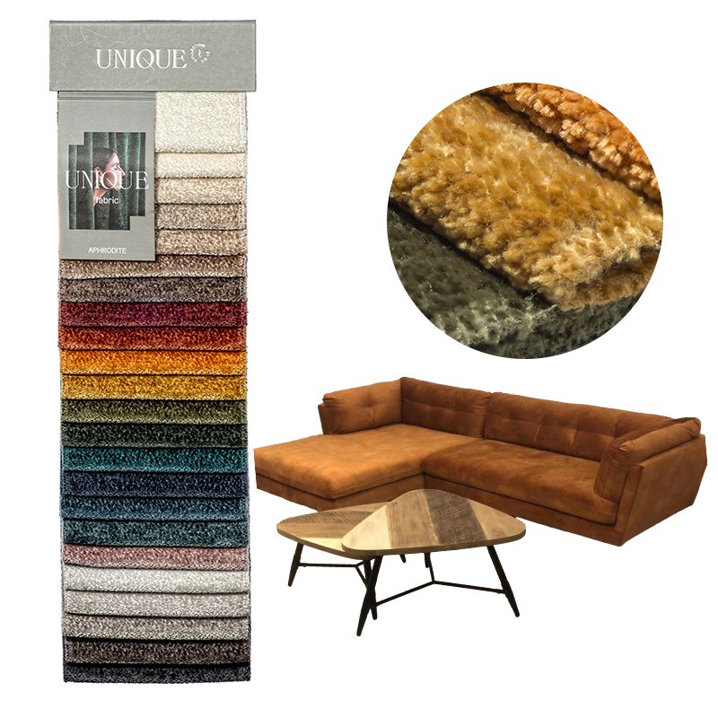 Market Competitive 100% Polyester Sofa Upholstery Sofa Fabric Chenille Velvet Stain Resistant Upholstery Fabric