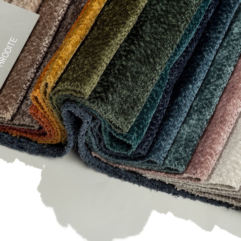 Market Competitive 100% Polyester Sofa Upholstery Sofa Fabric Chenille Velvet Stain Resistant Upholstery Fabric