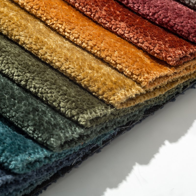 Market Competitive 100% Polyester Sofa Upholstery Sofa Fabric Chenille Velvet Stain Resistant Upholstery Fabric