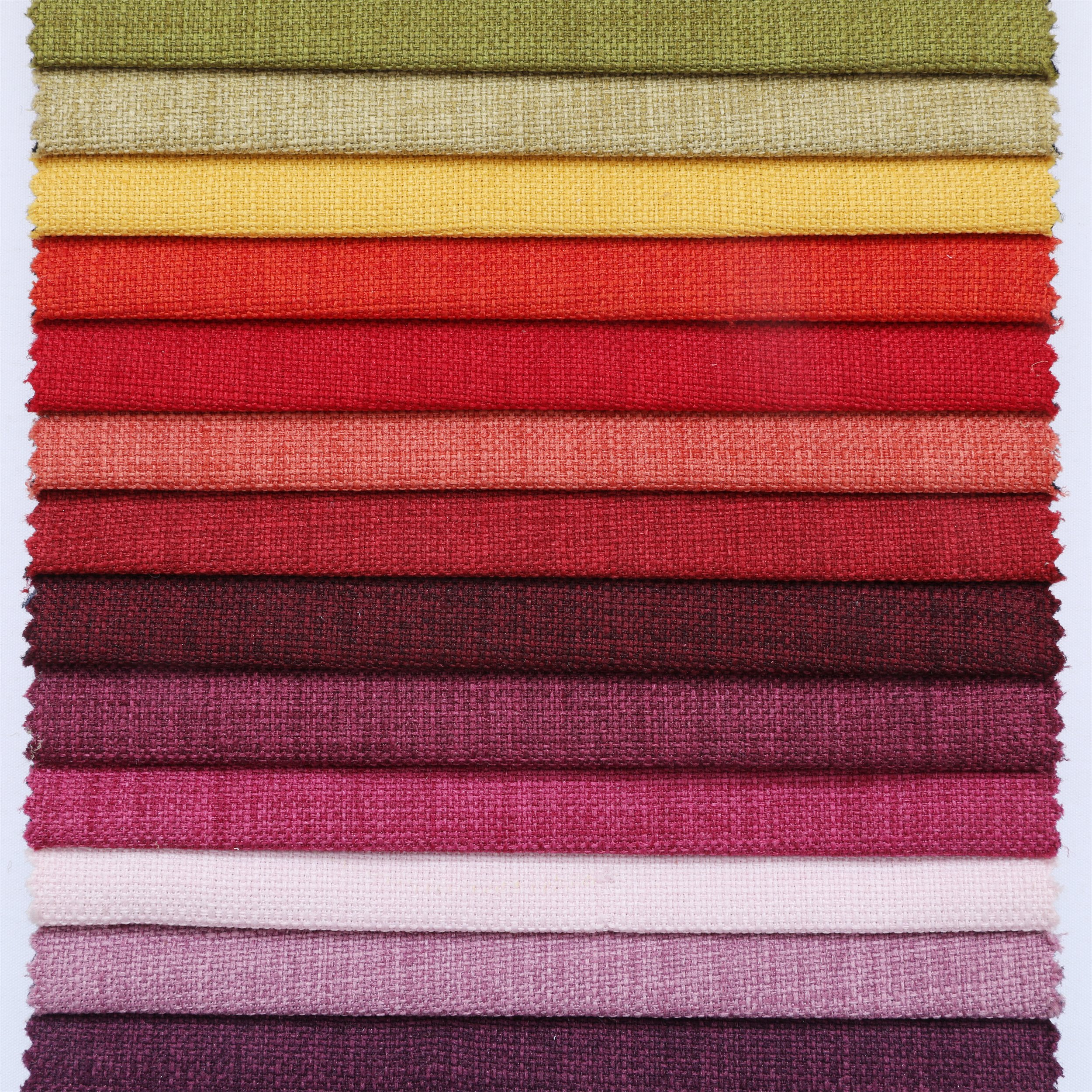 Upholstery Polyester Sofa Fabric linen like faux linen fabric for sofa and furniture hometextile