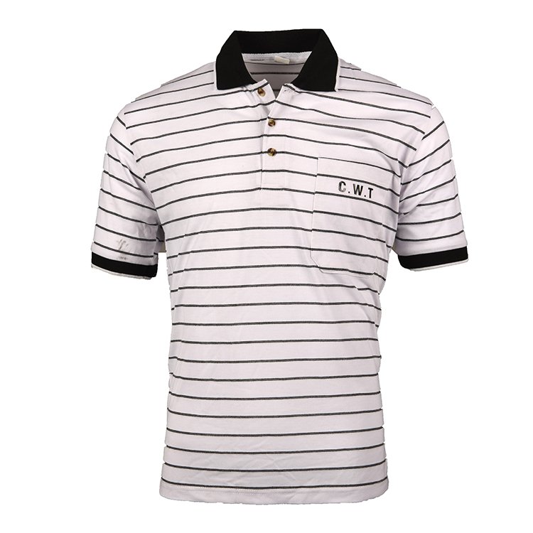 Hiqh quality mesh cotton% 240gsm men collar polo t shirt embroidery logo in wholesale