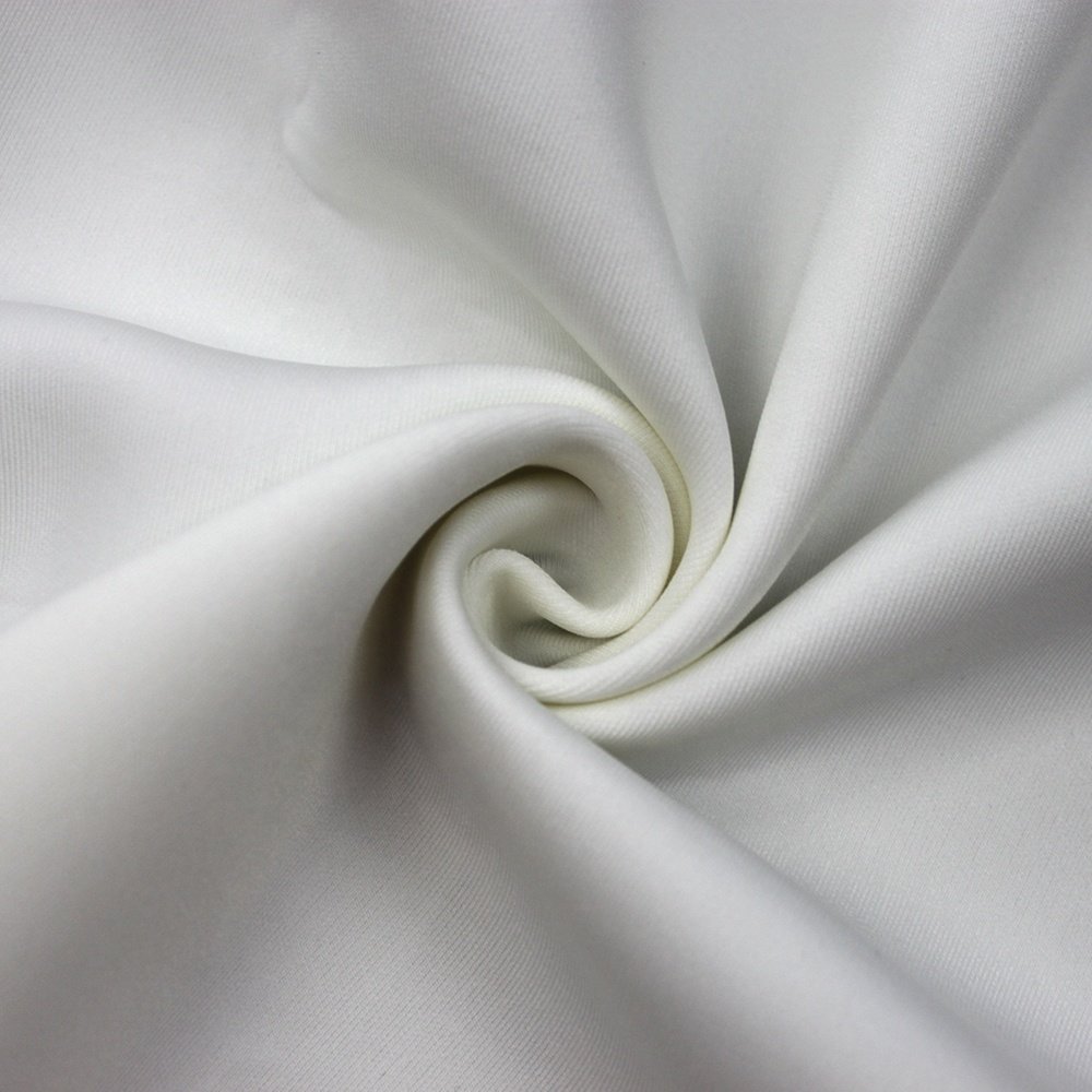 TR Linen grey knitd scuba textiles fabric double layer scuba air layer fabric for fashion cloth