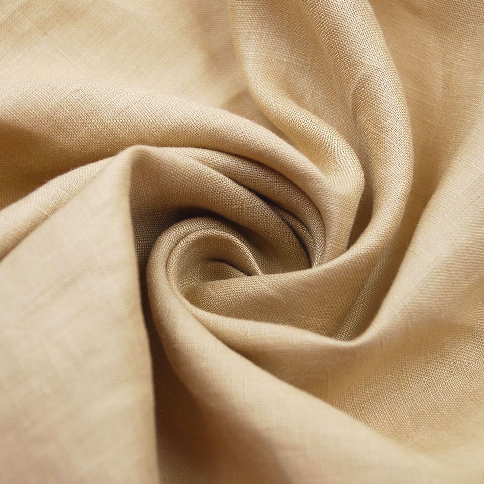 textiles oeko-tex stock soft suit plain dyed thin stone washed garment cloth pure 100% linen fabric for pants dress clothing