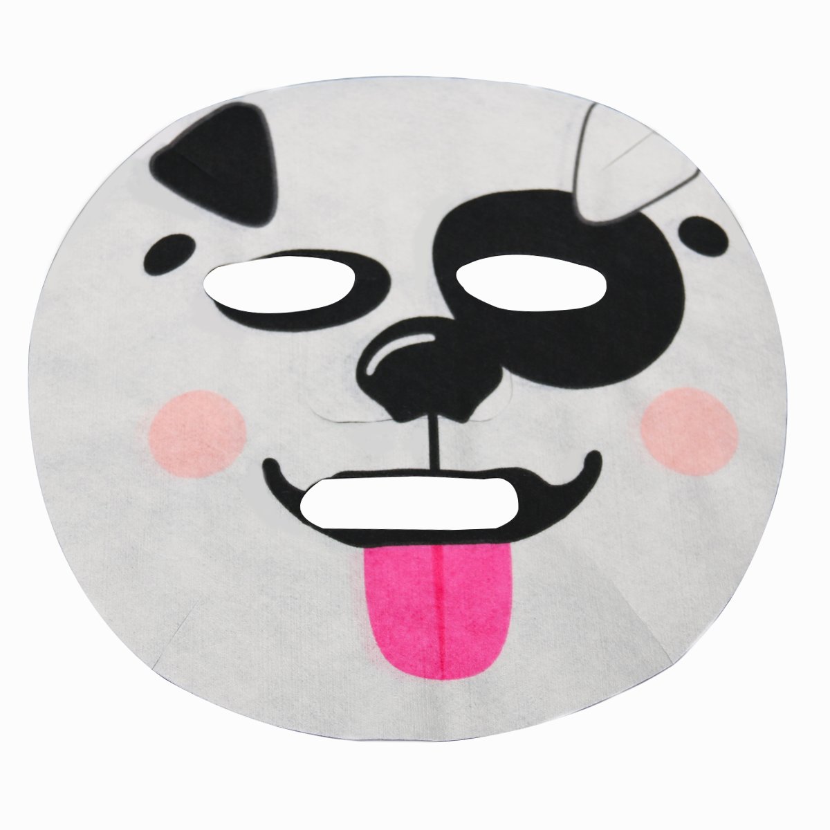 Flamingo Pattern White Bamboo Fiber Printed Facial Mask Cotton Beauty Sheet Mask Cloths
