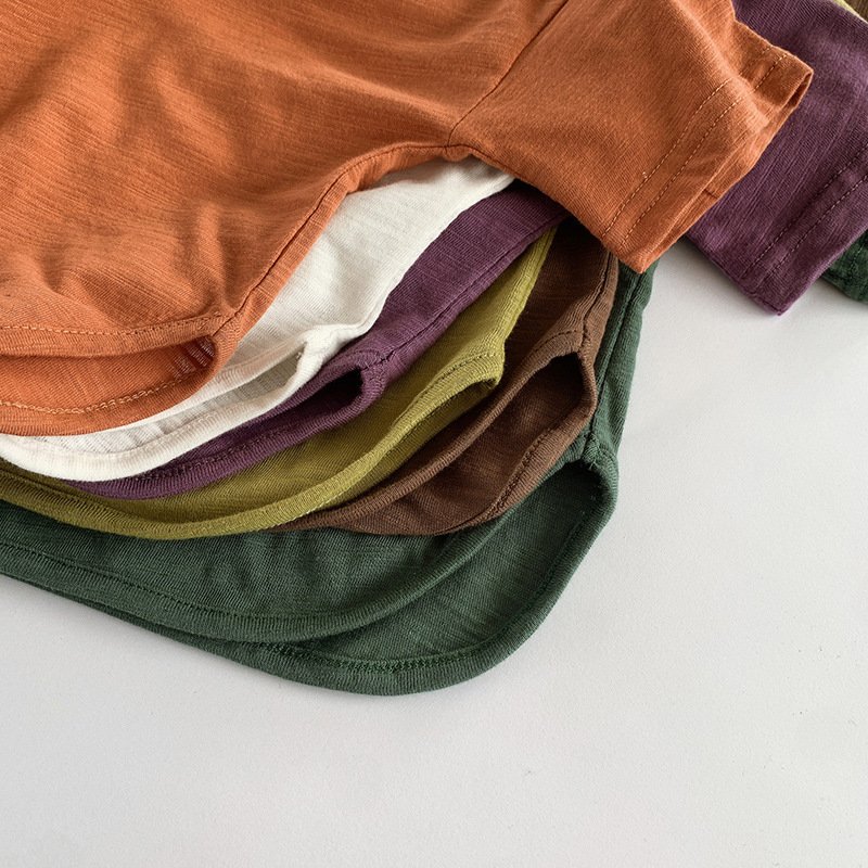 Wholesale Eco-Friendly Unisex Clothing Kids Plain T Shirts For Baby Boys And Girls' Bamboo T-Shirt