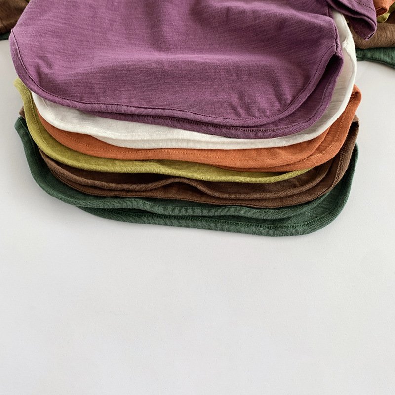Wholesale Eco-Friendly Unisex Clothing Kids Plain T Shirts For Baby Boys And Girls' Bamboo T-Shirt