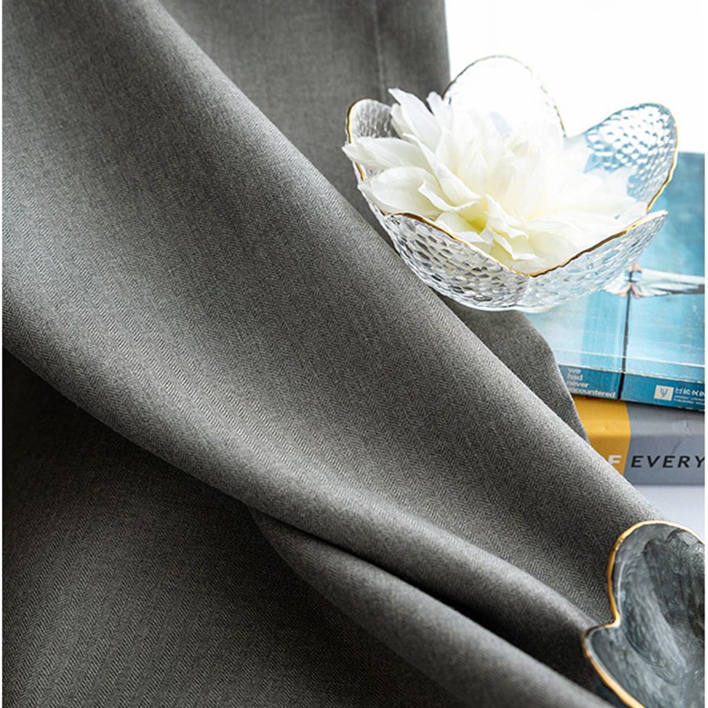 Factory supply latest Coat 100% blackout decorate linen fabric curtain