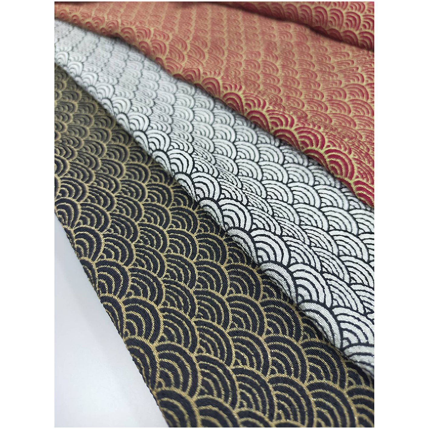 Japan KKP3338 chirimen 100% polyester crepe material fabric for dress