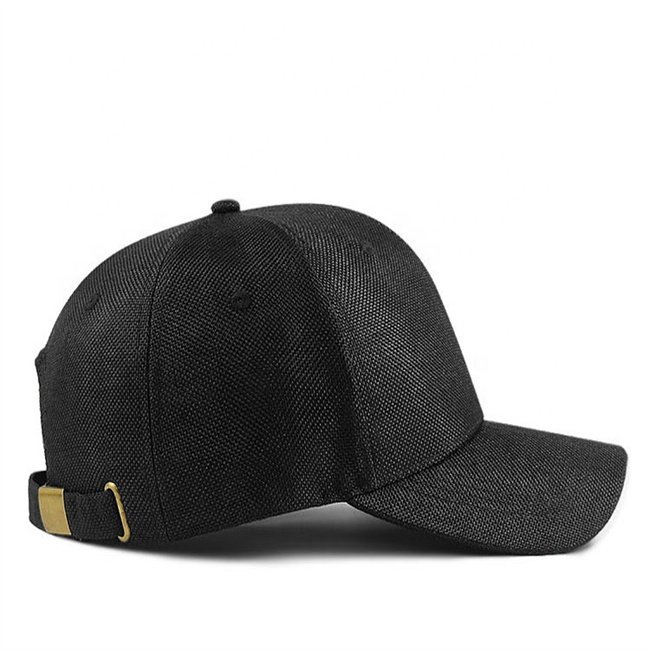 Wholesale High Quality Breathable Fabric Adjustable 6 Panel Linen Baseball Cap