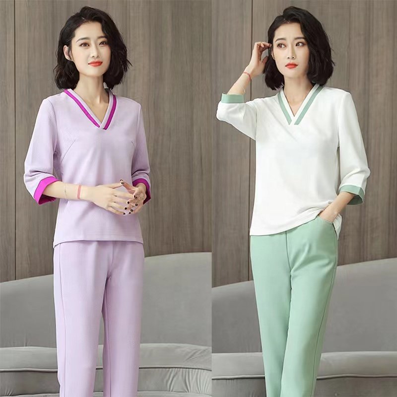 Fashion Style Soft Fabric High Quality luxury custom thai spa beauty salon uniform