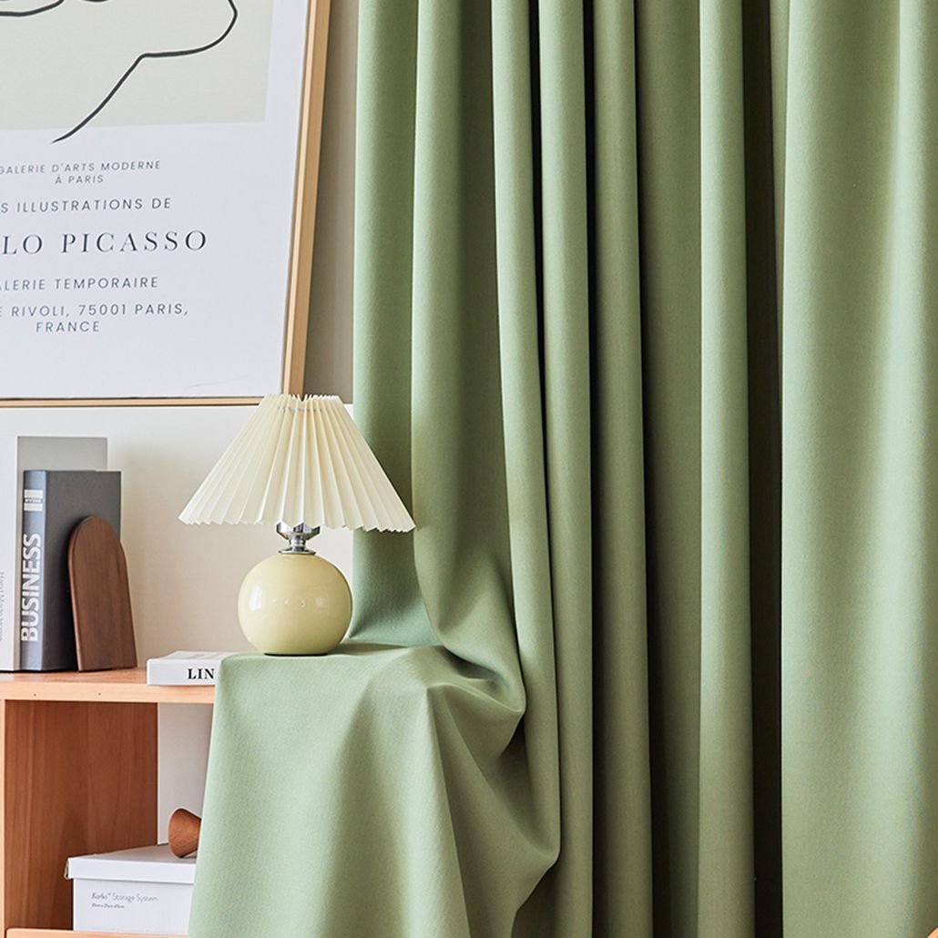Wholesale fabric curtain for sliding window blackout hotel shower curtain