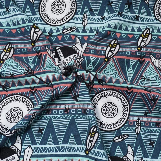 70%bamboo 25%Cotton 5%Spandex Custom printed digital printed Bamboo Cotton lycra spandex jersey fabric for Tshirt 260gsm