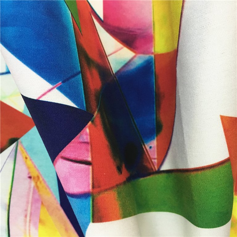 Custom new design high quality digital printing 100% linen fabric