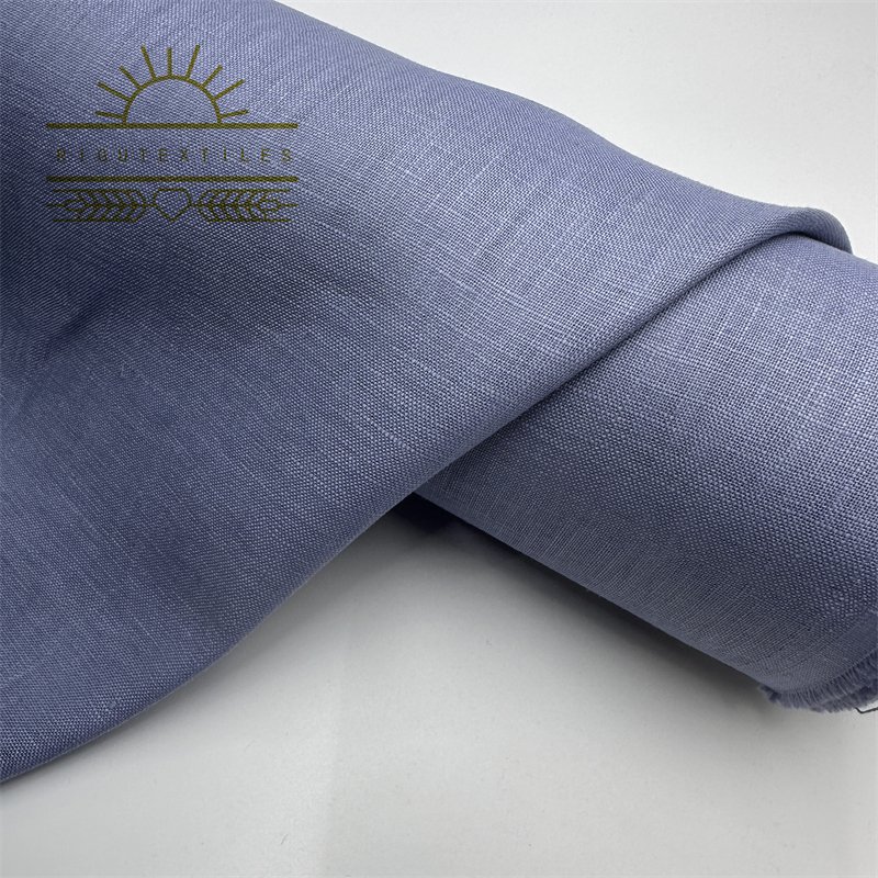 RIGU Textiles Factory Top Quality Organic Linen Fabric For Linen Clothes Linen Dress