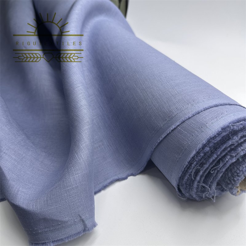 RIGU Textiles Factory Top Quality Organic Linen Fabric For Linen Clothes Linen Dress