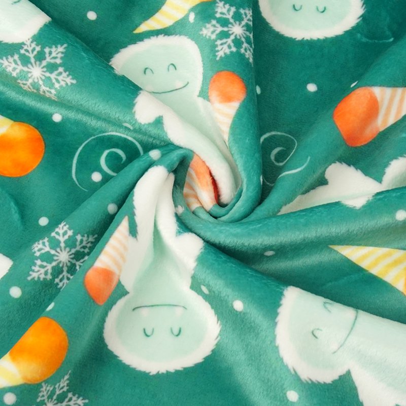 Wholesale Digital printing Minky Squish fabric Polyester Spandex Double Sided For Pajamas