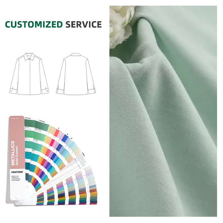 Wholesale Custom Bamboo Spandex Fabric Knitted Bamboo Fiber Shirt Fabric Bamboo Viscose Fabric for Dress