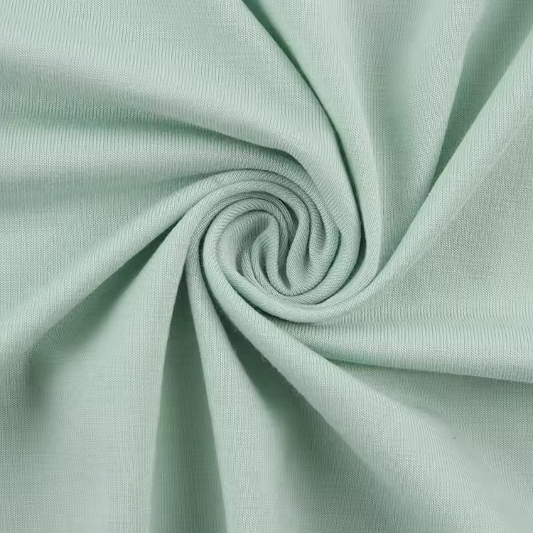 Wholesale Custom Bamboo Spandex Fabric Knitted Bamboo Fiber Shirt Fabric Bamboo Viscose Fabric for Dress