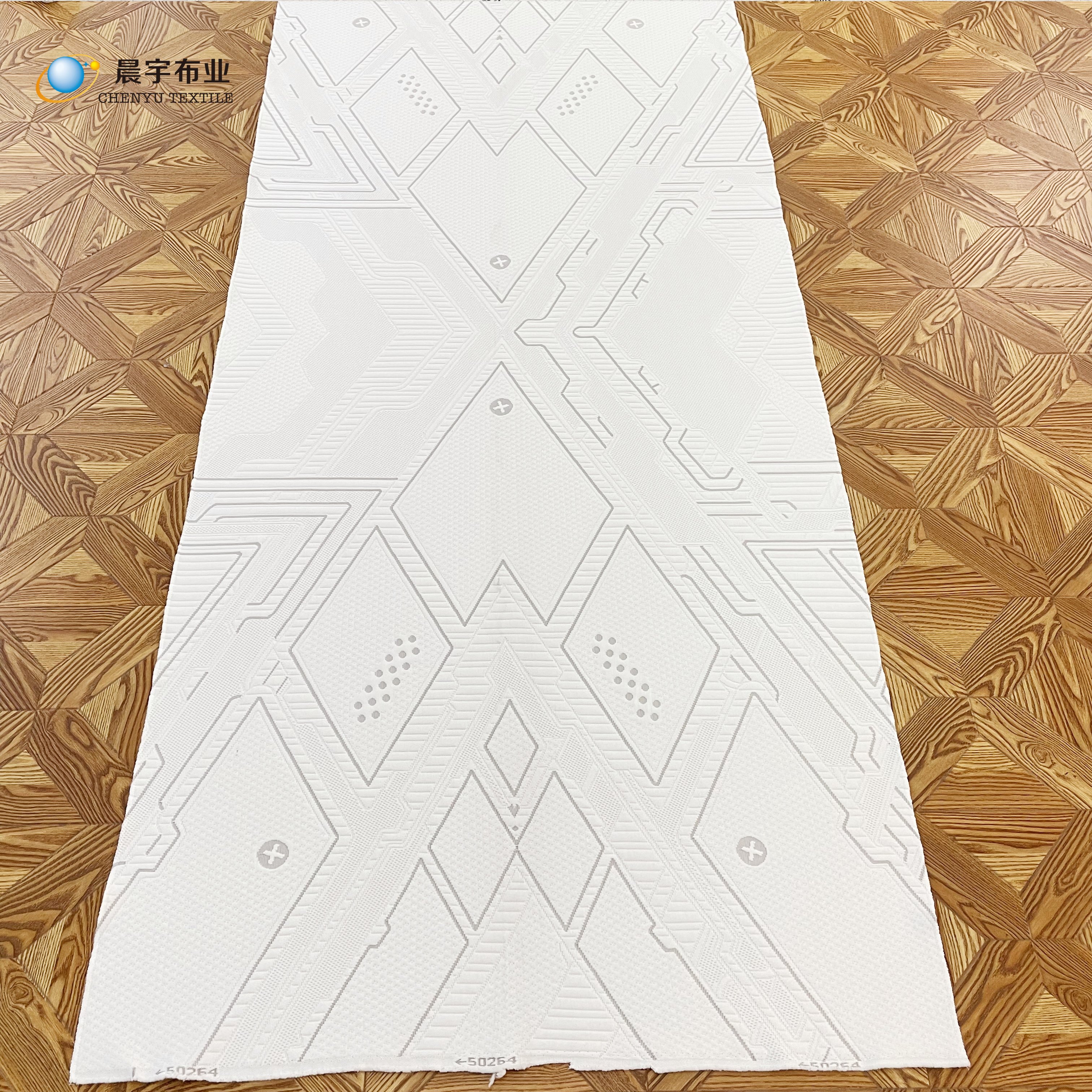 100% polyester knitmattress fabric