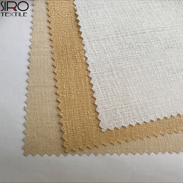 Popular NFPA701 IFR 100% polyester linen look sheer fabric voile fabric for hotel curtains