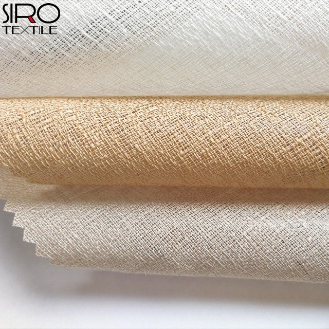 Popular NFPA701 IFR 100% polyester linen look sheer fabric voile fabric for hotel curtains
