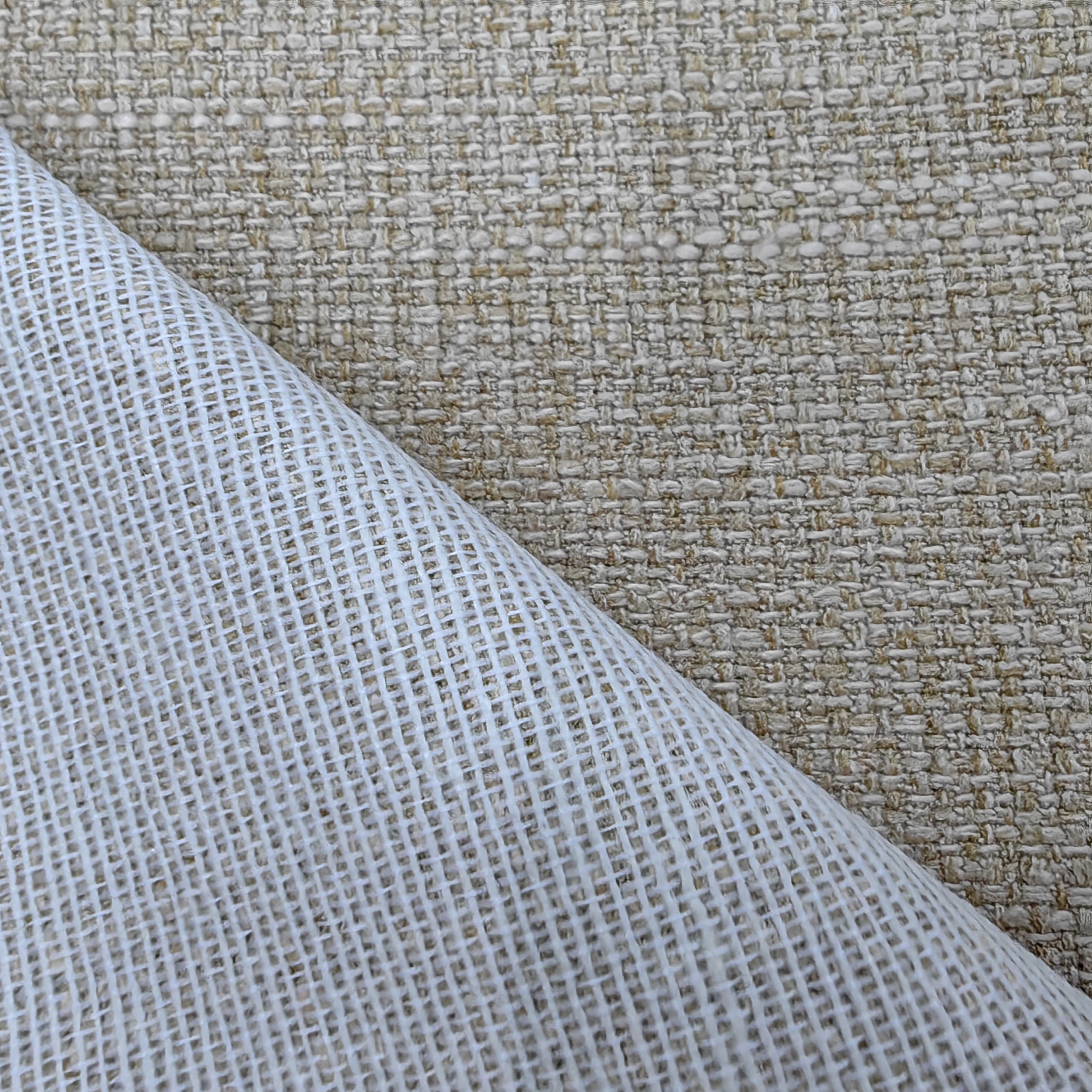 New Customized Wholesale Multi-color 100% Polyester Superior Comfort Linen Fabric For Sofa