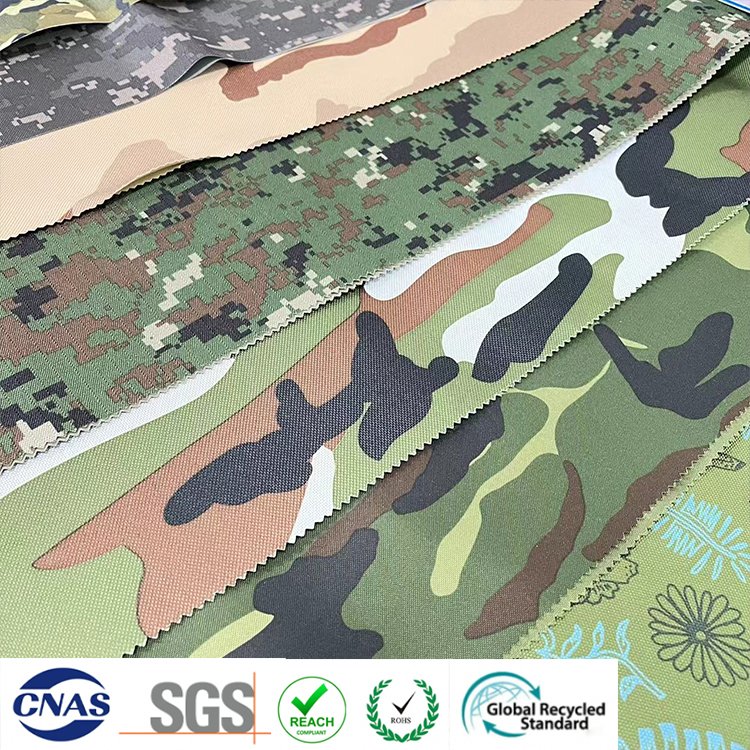 Custom fabric printing 100% polyester fabric 300D 600D 900D oxford printing fabric