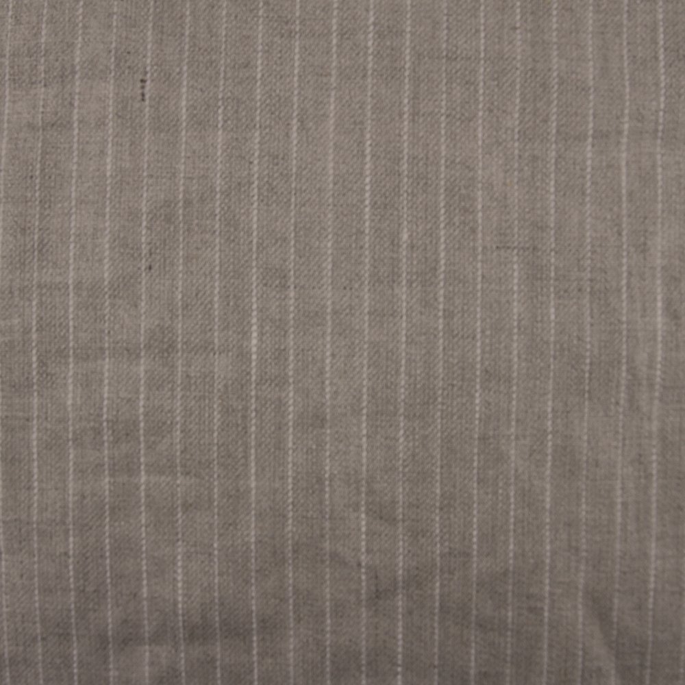 Rain dew linen yarn-dyed striped twill linen