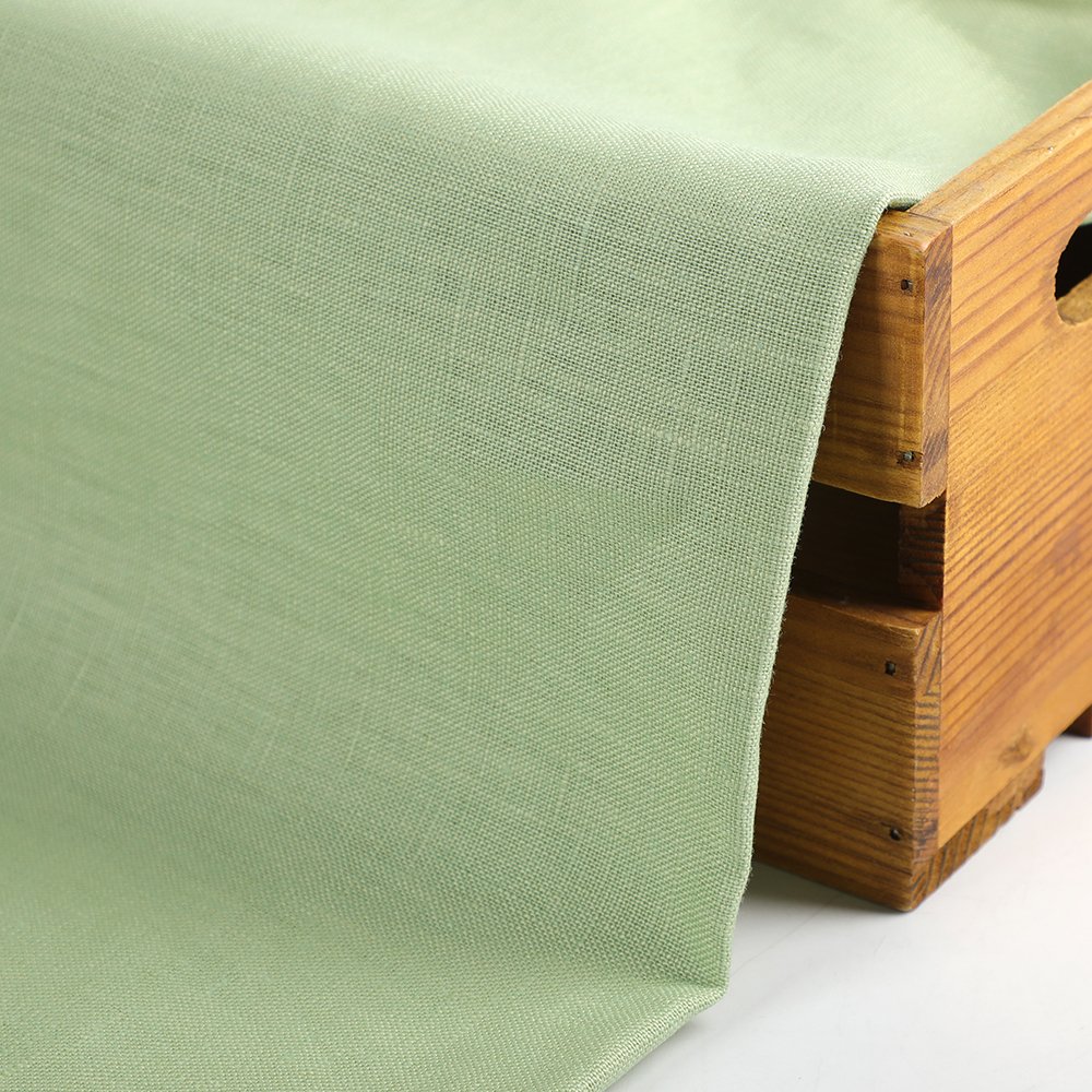 Popular Selling Linen Fabric Soft Hand feeling Plain Dyed Sustainable