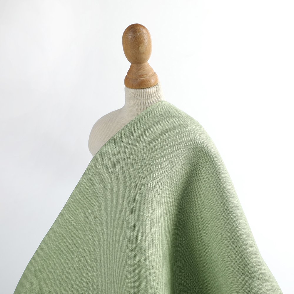 Popular Selling Linen Fabric Soft Hand feeling Plain Dyed Sustainable