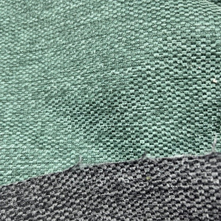 Custom modern style hometextile upholstery warp knitted linen look 100% linen sofa fabric for furniture