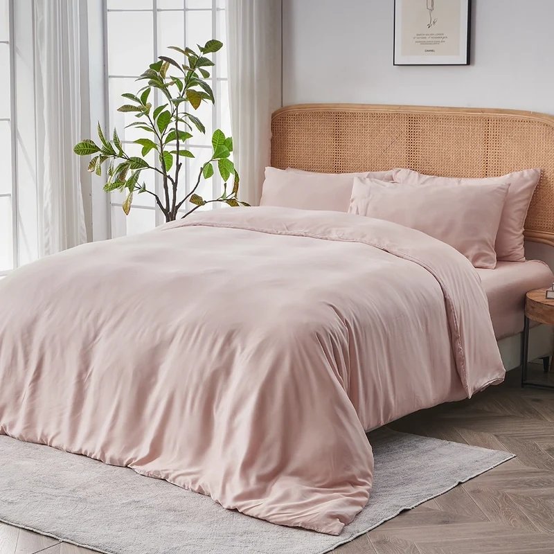 Hot Selling Luxury Hotel Bedding Bamboo Sheets 300Tc Luxury Organic Duvet Cover Bamboo Fabric Bed sheet