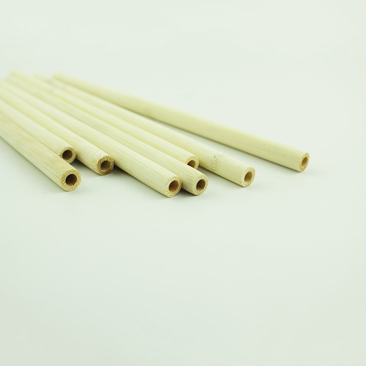 Non-toxic Eco-friendly Organic Bambo Reusable Drinking Straws Green Bamboo Straw