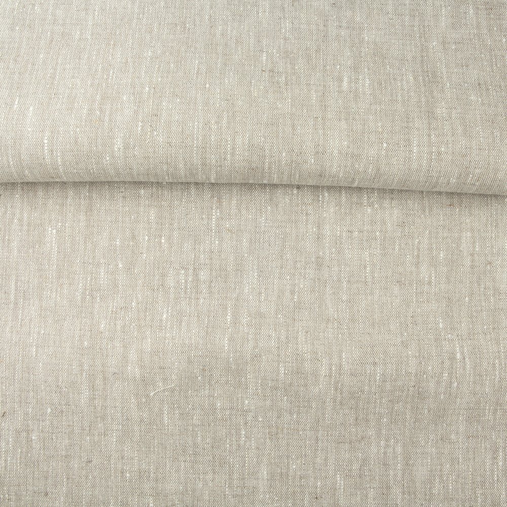 280 GSM 100% linen woven natural not softened fabric high quality wholesale fabric roll for clothes breathable fabric