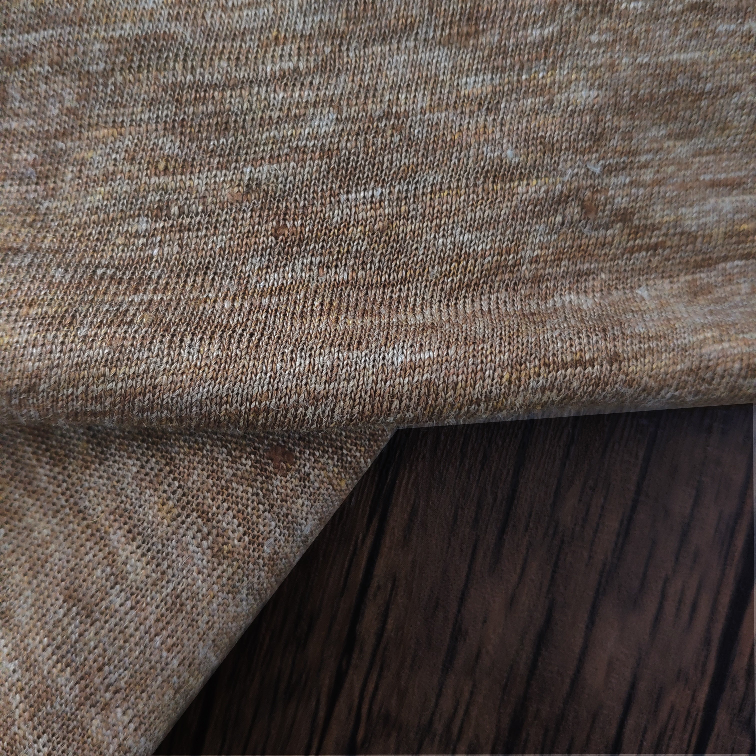 100% linen single jersey pure linen fabric for dress shirt clothing